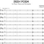 Irish Poem for Flute and Piano